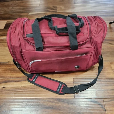 Travelers Choice Bolso de Viaje Rojo Bolsa de Viaje Noche Fin de Semana Envío Gratis Foto 1 de 4