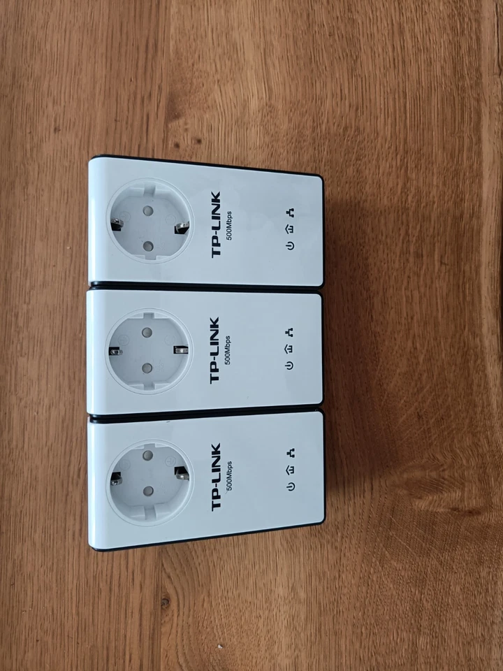 TP-Link Powerline AV500, TP-PA 551, 3 Stück, Weiß - Bild 1 von 3