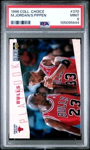 1996 Collector's Choice #370 M. Jordan/S. Pippen NEW SLAB! PSA 9 - Picture 1 of 2
