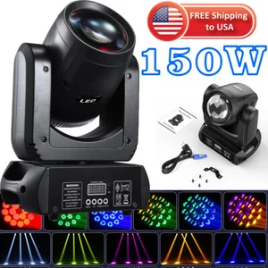150W LED Beam Moving Head Light 18Prism Gobo Stage Light DMX dj Spot Party Light - Picture 1 of 13