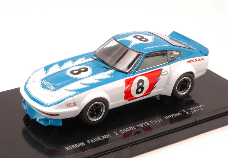 Ebbro NISSAN FAIRLADY Z 240ZR N.8 1000 Km FUJI 1973 TAKAHASHI-TOHIRA 1:43 - Immagine 1 di 1
