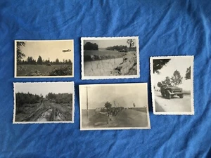 World War II Lot of 5 Photographs from German Army Soldier Wehrmacht Luftwaffe - Picture 1 of 8