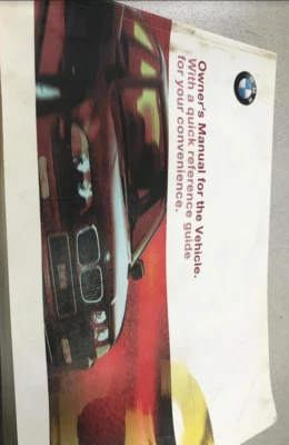 1999 BMW 3 Series 323i 328i Owners Operators Owner Manual OEM Factory x Foto 1 de 2