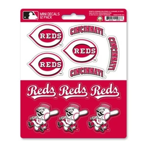 Cincinnati Reds - Set Of 12 Sticker Sheet - Picture 1 of 1