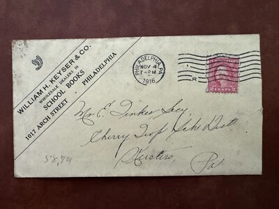 RARE 1916 Stamp USA George Washington 2 Cent Two cents Red - Image 1 of 4