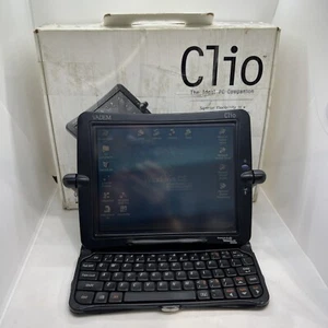 Vintage Vadem Clio C-1000 Tap Swivel Screen Laptop Microsoft Windows CE WORKS - Picture 1 of 17