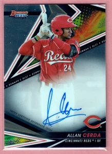 2022 Bowmans Best Allan Cerda Best of 2022 Auto #B22-AC Reds SP - Picture 1 of 2