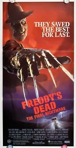 Freddy's Dead The Final Nightmare Original 1991 Australian daybill movie poster - Picture 1 of 5