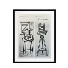 Roy Lichtenstein Signed Print - Pitcher and picture, Limited Edition,Pop Art