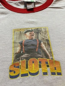 Vintage Ripple Junction Made in USA Sloth Goonies Thrashed Ringer T Shirt XL - Picture 1 of 10
