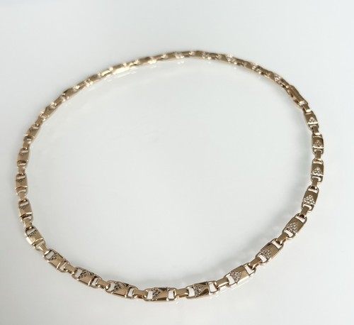 Bellissima collana MICHAEL KORS in argento 925 placcato oro