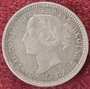 Canada 10 Cents 1890 H (E2405) - Picture 1 of 2