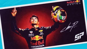 Sergio PEREZ (1) Autogramm Bild - Print Copy - 18 x 10 + Signierte F1 AK GRATIS - Bild 1 von 1