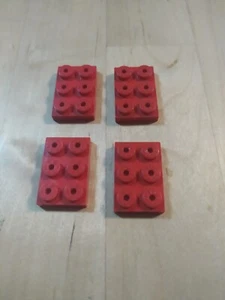 Tente Exin. 4 placas rojas 3x2 / 4, 3x2 rojas plate - Imagen 1 de 1