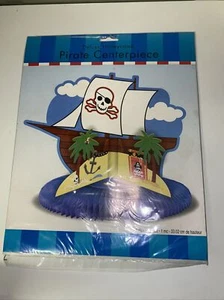Centrotavola a nido d'ape nave pirata nuovo sigillato - Foto 1 di 3