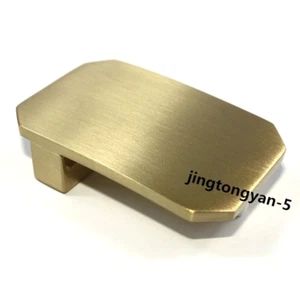 Massive Messing Gürtelschnalle Herren Pin Gürtelschnallen passt für 1,5 Zoll breiten Gürtel - Bild 1 von 5