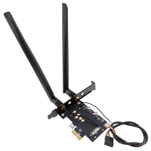 BCM94360CS2 943602CS WiFi Bluetooth zu Desktop PCI-e Konverter Karte Dual Antenne - Bild 1 von 9