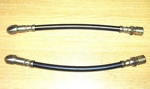 FIAT X19 X/19 1500 (1979 to 1990)   New Pair Front Caliper Brake Flexi Hoses  - Picture 1 of 1
