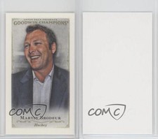 2016 Upper Deck Goodwin Champions Canvas Minis Blank Back Martin Brodeur #59 HOF