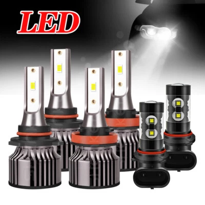 Combo de faros antiniebla LED 6X para Lexus RX350 2007 2008 2009 6000 k Foto 1 de 4