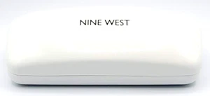 AUTHENTIC & NEW - NINE WEST - WHITE - HARD EYEGLASSES CASE - Picture 1 of 2