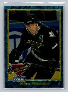 1993 O-Pee-Chee Premier Topps Finest Mike Modano #6 Dallas Stars
