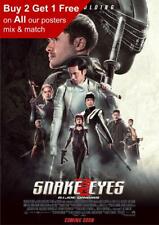 Snake Eyes G.I. Joe Origins 2021 Movie Poster A5 A4 A3 A2 A1