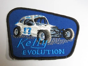 Kelly Evolution  Modified Dirt Racing Patch #17  Vintage Race Car 1970's - Imagen 1 de 4