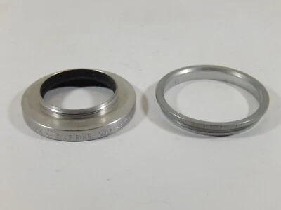 VINTAGE KODAK SERIES V TO VI STEP-UP LENS ADAPTER & RETAINING RING - Image 1 of 2