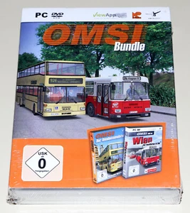 OMSI BUNDLE - BASISSPIEL & ADD ON WIEN - PC - NEU & IN FOLIE - HOCHFLURBUS LU200 - Picture 1 of 2