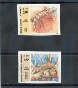 NUEVO CALEDONIA Sc 539-40 (YT 516a-7a)**VF NH 1986 GHECKOS, IMPERF, $30 - Imagen 1 de 1