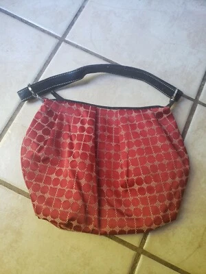 Kate Spade Vintage Noel Dot Bag Baguette Bag maroo Brocade钱包 — 第 1/4 张图片