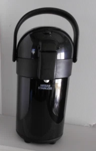 Nippon Sanso Nissan Stainless Air Pot Pump Swivel Base Dispenser Hot Cold Coffee - Picture 1 of 7