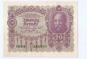 Österreich 20 Kronen 1922 aUNC !!! - Bild 1 von 2