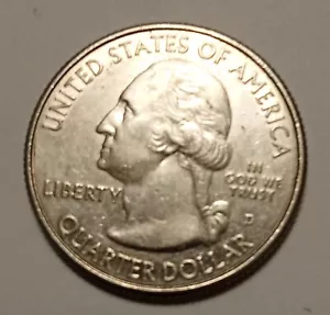 2019 D Massachusetts Lowell Quarter, DDO, Die Chip(s) on Neck (R) & near Liberty - Picture 1 of 5