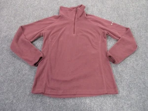 Columbia Jacket Adult L Purple Fleece Outdoors Hiking Lightweight Sweater Womens - Picture 1 of 9