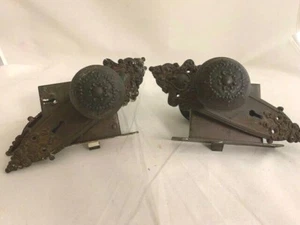 RUSSELL & ERWIN R&E DOORKNOBS, BACK-PLATES, MORTISE LOCKS 2 SETS ANJOU 7935 - Picture 1 of 12