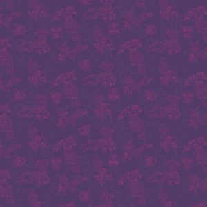 Transformers Galaxy- Interstellar Purple Cotton Fabric Sold By The Yard - Picture 1 of 1
