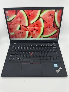 Lenovo ThinkPad X1 Carbon i5-7300U 8 Go 256 Go NVMe SSD FHD Win11 Pro - Photo 1/8