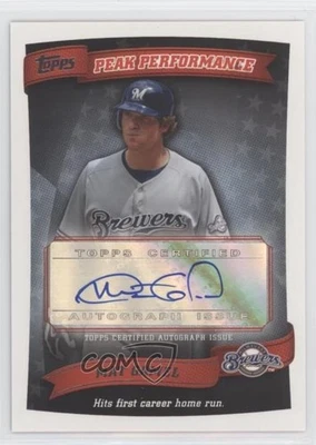 2010 Topps Peak Performance Auto Mat Gamel #PPA-MG Auto - Image 1 of 2