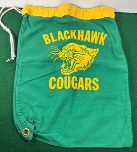 Vintage Blackhawk Cougars Cloth Bag - Picture 1 of 5