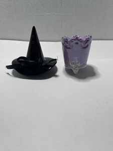 Collectible Wizard of Oz Good & Bad Witches Hats Salt & Pepper Shakers Set-Avon - Picture 1 of 5