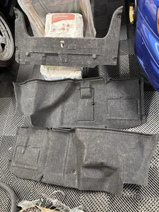 Genuine Boot Trim Carpet Set Grey Fits: Subaru Impreza 92-00 GC 22B P1 WRX STi - Picture 1 of 4