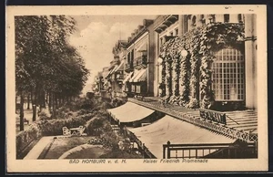 Bad Homburg, Kaiser Friedrich Promenade, Ansichtskarte 1954 - Picture 1 of 2