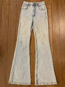 Cotton On Light Wash Wide Leg Original Flare Jeans Size 6 - Picture 1 of 8