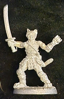 Ral Partha D&D Basic Heroes "Rakasta Fighter" 10-510 (h) Miniature - Image 1 of 4