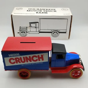 Nestles Crunch 1931 Hawkeye Motor Truck Diecast Metal Bank Ertl Made In USA 1990 - Picture 1 of 16