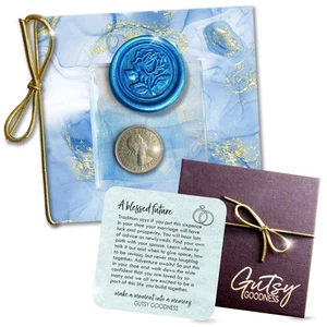 Authentic Silver Sixpence Coin For Bride's Shoe - 4 Piece Set Includes 1965 S... - Picture 1 of 6