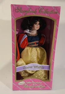 Bambola di porcellana Biancaneve Petite di Barbara Lee collezione libro di fiabe VINTAGE - Foto 1 di 6