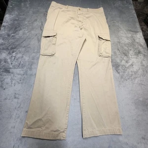 Old Navy Cargohose Herren 38x30 Khaki Eingebrochen 100% Baumwolle Freizeit - Bild 1 von 10